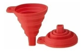 Funil De Cozinha Silicone Retrátil  Dobrável Gourmet Chef