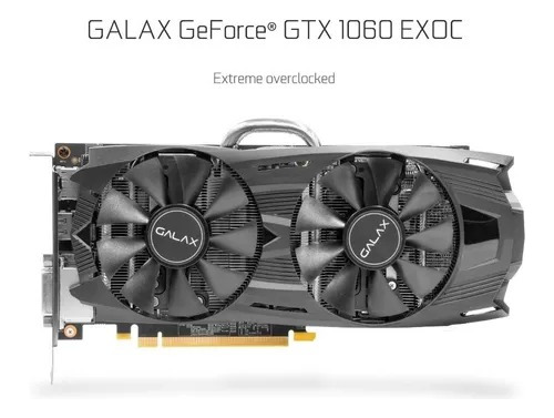 Placa De Vídeo Geforce Gtx 1060 6gb Galax Exoc