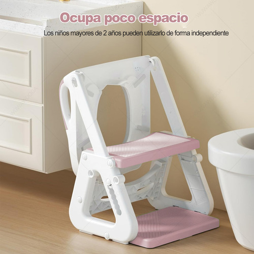 Baño Asiento Entrenador Adaptador C/ Escaleras Infantil
