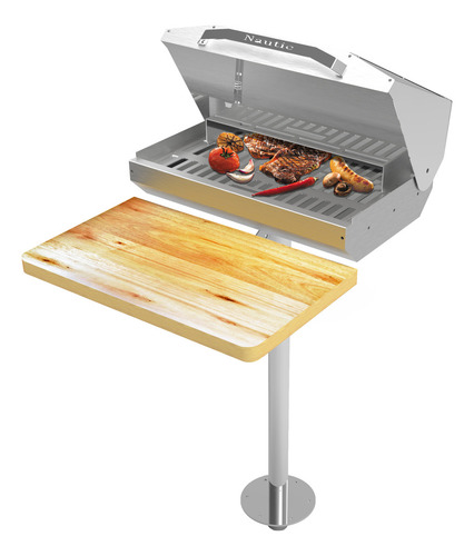 Barbacoa náutica, lancha rápida, barco de acero inoxidable de 304 varillas