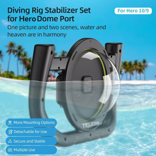 Domo Telesin Con Estabilizador Para Gopro Hero 10/9