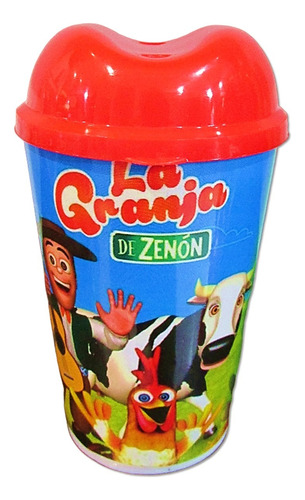 Vaso Pitillo Zenón  X12 Sorpresa  Regalo Fiesta Piñata