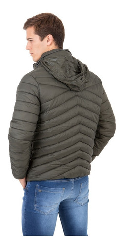 Imagen 2 de 5 de Campera Inflable Capucha Oculta Polo Club Colores