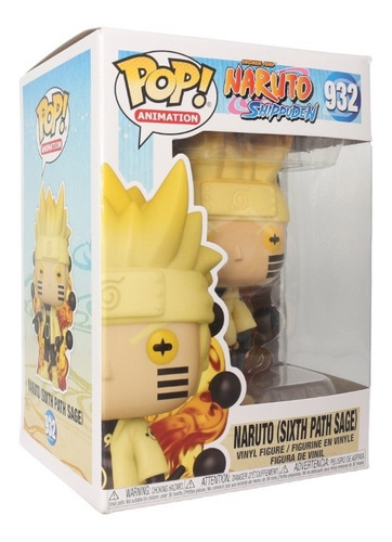 Funko Pop Naruto Shippuden Sixth Path Sage 932 Lastimado