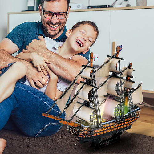 Fanbusa 3d Led Puzzle Modelo Barco Para Hombres Mujeres, ...