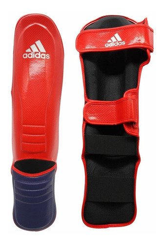 Protector Tibial adidas Rojo Kickboxing Mma Profesional 