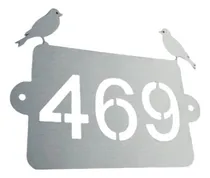 Comprar Cartel Domicilio Dirección Casa Calle Con Tu Número Pájaro