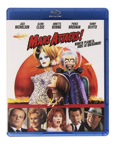 Marcianos Al Ataque (mars Attacks) Blu Ray