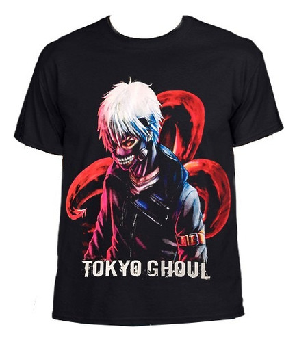 Camiseta Estampada Unisex Anime Tokio Ghoul Alta Calidad