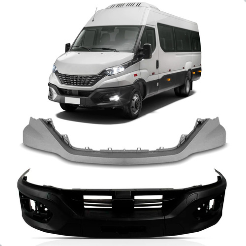 Kit Parachoque Para Iveco 2020 A 2023 Superior E Inferior