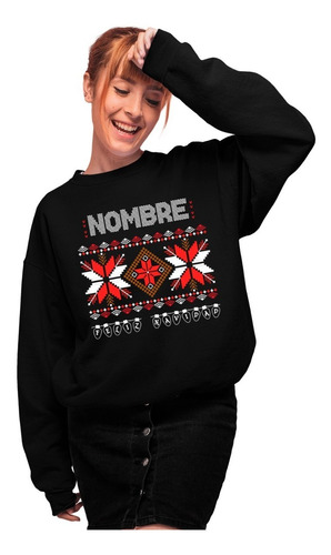 Imagen 1 de 7 de Sudadera Personalizada - Unisex - Navidad - Uggly Sweater