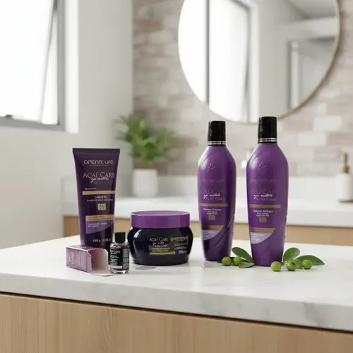Kit Açaí Oriente Life 1060 Ml Hidratação E Crescimento