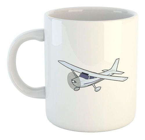 Taza De Ceramica Avion Plane Avioneta Viajar Volar