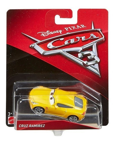Cars 3 Mattel Cruz Ramirez 7 Cm Metal / Pintura Especial