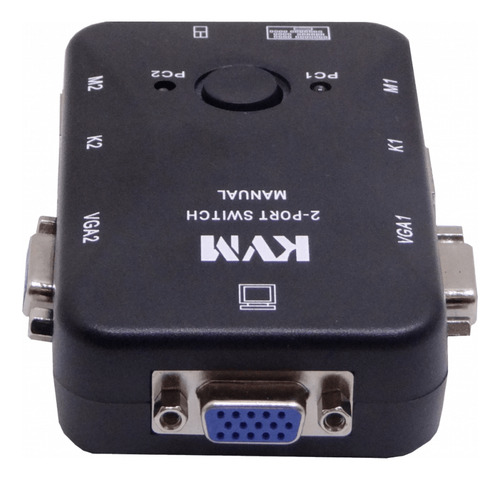 Kvm 2-ps2-vga Requiere-cables No-req-fuente-poder