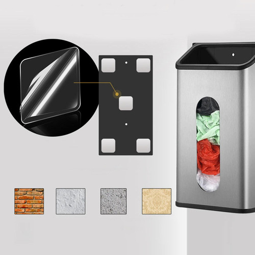 Soporte Para Bolsas De Plástico Cocina Basura Compras