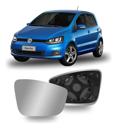 Lente Espelho Retrovisor Com Base Up Fox 10 A 21 Gol G6 G7 8