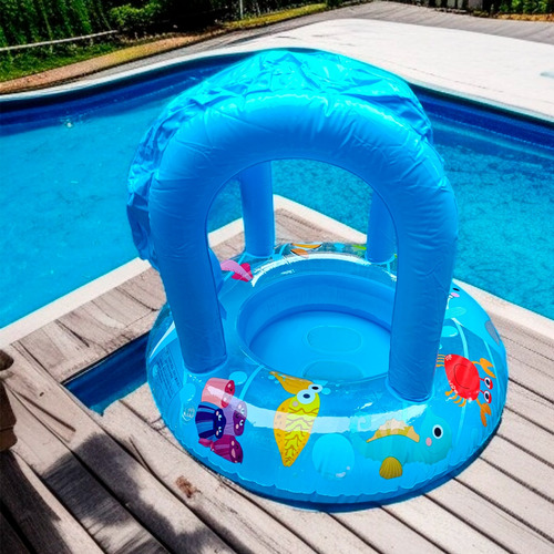 Flotadores Infantiles Con Protección Solar-techo