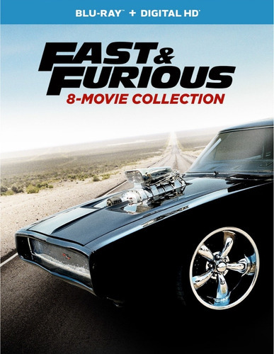 Rapidos Y Furiosos 1 - 8 Coleccion Boxset Peliculas Blu-ray