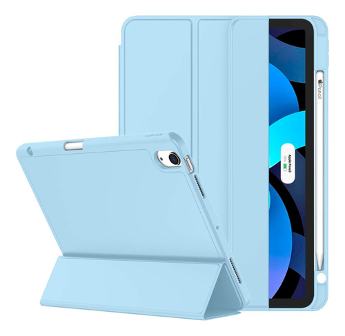 Case Smart Flip @ iPad Air 4ta 5ta Gen 10.9 Pulgadas Celeste