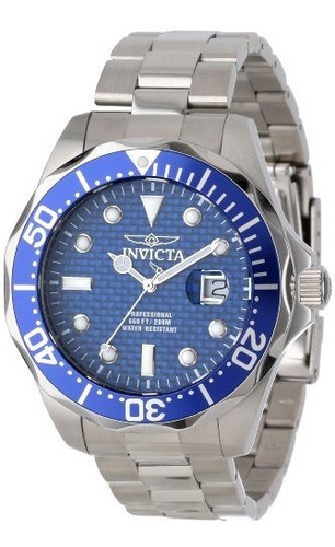 Reloj  Para Hombre 12563 Pro Diver Color Azul Fibra De