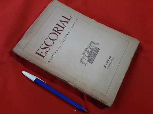 Escorial Revista De Cultura Y Letras Febrer 1942 No Se Envía