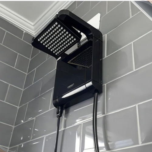 Chuveiro Ducha Lorenzetti Acqua Star Ultra Preto 220v 7800w