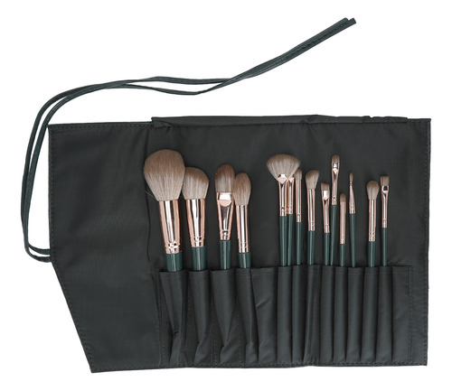 Set De 14 Brochas De Maquillaje Para Sombras De Ojos Y Color