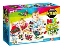 Comprar Bloques Para Armar Rasti Mix 300 Piezas Figuras Autos Ruedas