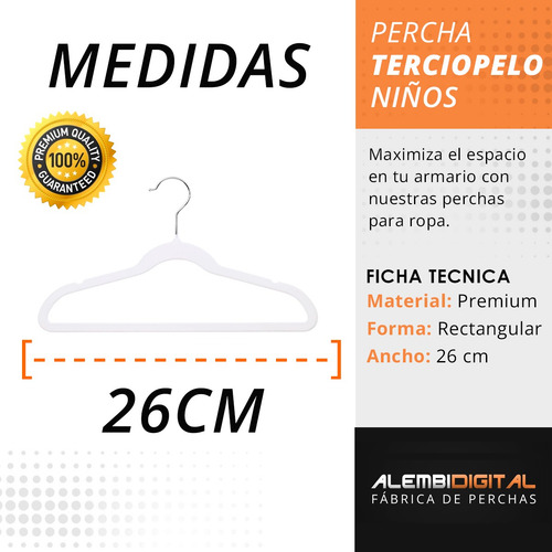 Imagen 7 de 9 de Perchas Terciopelo Antideslizantes Ultradelgadas Blancas