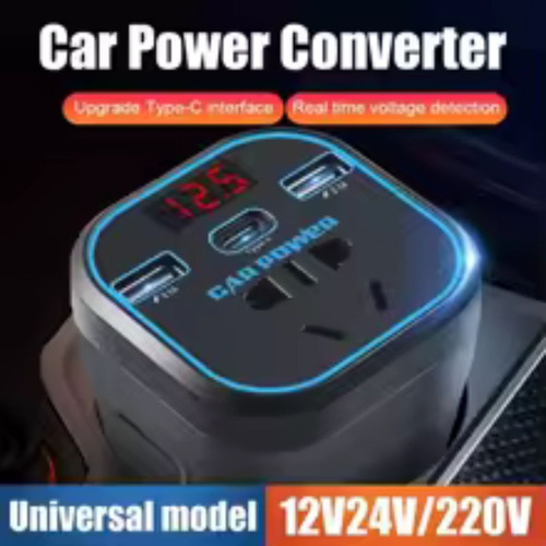 Inversor Carro 12v P/ Tomada 110/220v Conversor Usb O Melhor