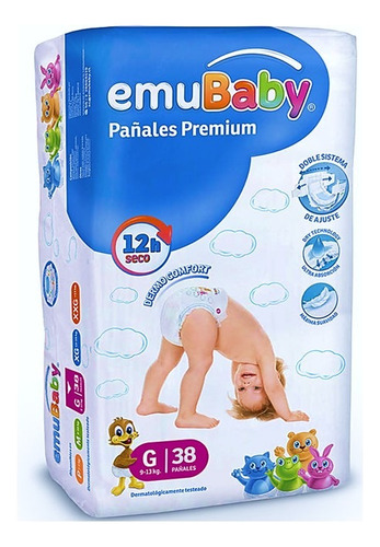 Pañales Emubaby Premium Elige Talla Formato Grande