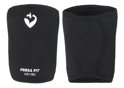 Rodilleras Neopreno Crossfit Gym 7mm Compresion Negras