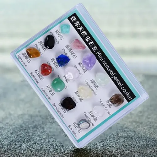 Gemstone Collection Box (15 Pieces Of Minerals) | MercadoLivre