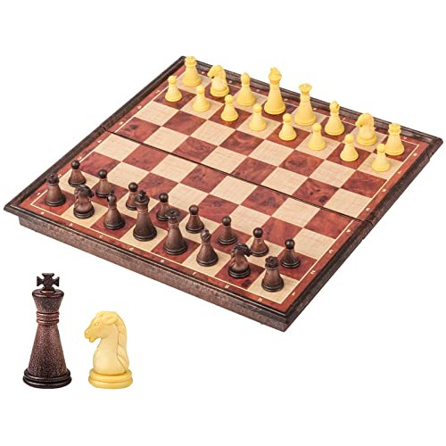 Vikutu Magnetic Chess Set 12.6 Pulgadas - Travel Bqn5i