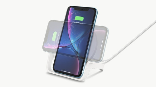 Imagen 9 de 10 de Cargador Inalambrico Belkin Stand 10w Qi Ios Android Blanco