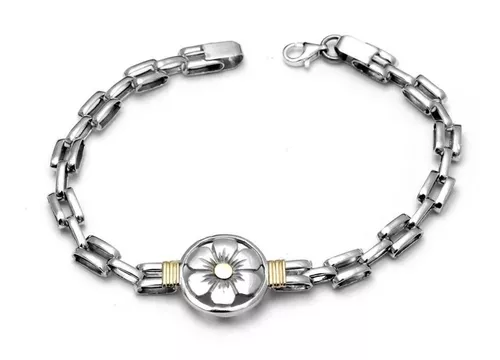 Pulsera Hombre Mujer Plata 925 Tipo Panther (p695)