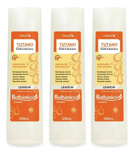Kit C3 Tutano Hidratação Restauradora Termoativo - Bothânico