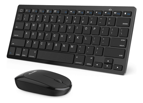 Omoton Combo Teclado Y Mouse Bluetooth, Mouse Con Teclado 4,