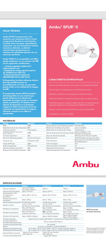 Ambu Resucitador Spur Ii Pediátrico C/reservorio-mascarilla