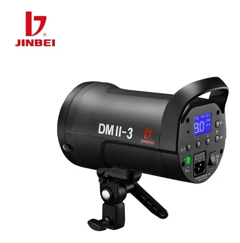 Kit Flash Jinbei 300w + Softbox 60x90cm + Trípode 2m Click
