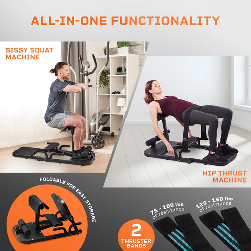 Lifepro Gluteblast Hip Thrust Machine Premium Squat & Glute