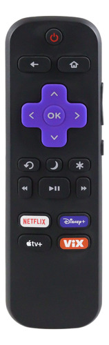 Control Compatible Con Pantalla Jvc Roku Tv