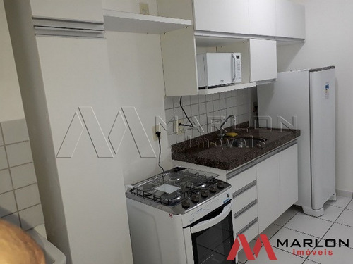 Imagem 9 de 13 de Apartamento Ecogarden Para Locação, 2 Quartos, 46m² - Ponta Negra - Aa00496