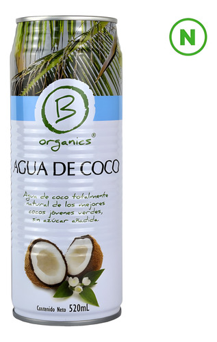 Agua De Coco Natural 520 Ml 