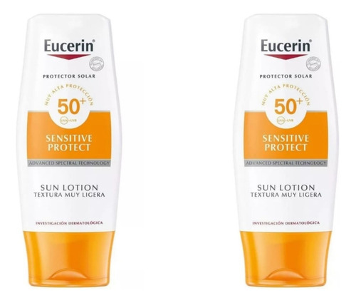 Protector Solar Eucerin Sensitive Protect Fps 50+ - 150ml X2