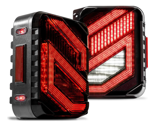 Luz Trasera Led Para Jeep Wrangler Jk Jku Sport Sahara Freno