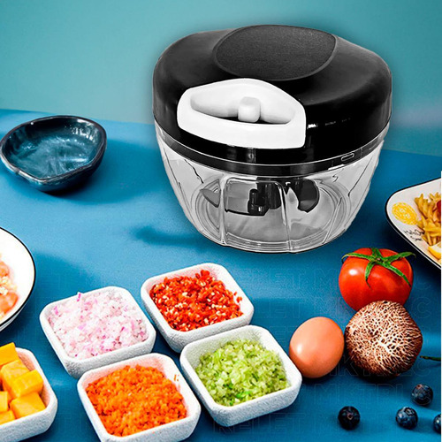Mini trituradora de alimentos, extractor manual de cuerdas