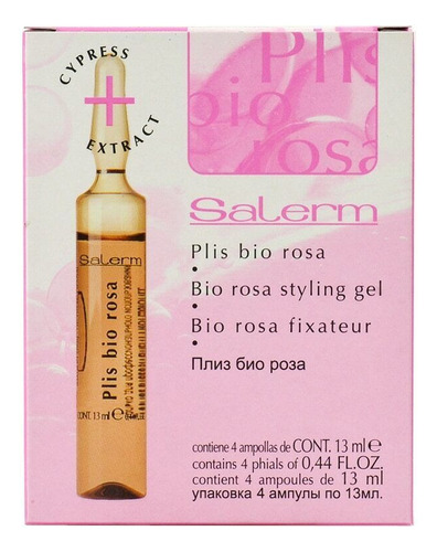 Salerm Ampollas Plis Bio Rosa 4 X 13ml