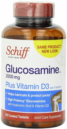 Glucosamina 2000 Mg Schiff Hecha En Usa